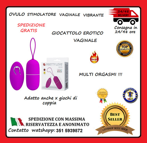 Top ovetto vibrante con - ovetto,