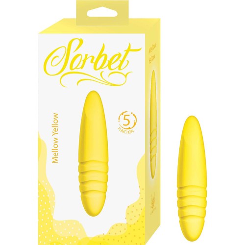 Vibratore proiettile giallo